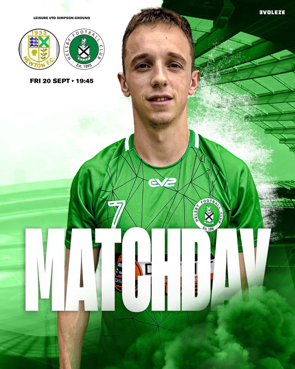 Helsby Football Club (@helsbyfc) on Twitter photo ⚽️ FRIDAY NIGHT FOOTBALL
🟢 <a href="/HelsbyFC/">Helsby Football Club</a> First Team head over the Mersey Gateway tonight to face <a href="/Newton_FC1/">Newton FC</a> in <a href="/WestCheshireLge/">Go2Day West Cheshire League</a> Division One
🕰️ 7:45pm kick-off
📍Leisure United Simpson Ground, Liverpool L25 7UJ
👏 All support will be much appreciated #COYG ⚽️ FRIDAY NIGHT FOOTBALL
🟢 <a href="/HelsbyFC/">Helsby Football Club</a> First Team head over the Mersey Gateway tonight to face <a href="/Newton_FC1/">Newton FC</a> in <a href="/WestCheshireLge/">Go2Day West Cheshire League</a> Division One
🕰️ 7:45pm kick-off
📍Leisure United Simpson Ground, Liverpool L25 7UJ
👏 All support will be much appreciated #COYG