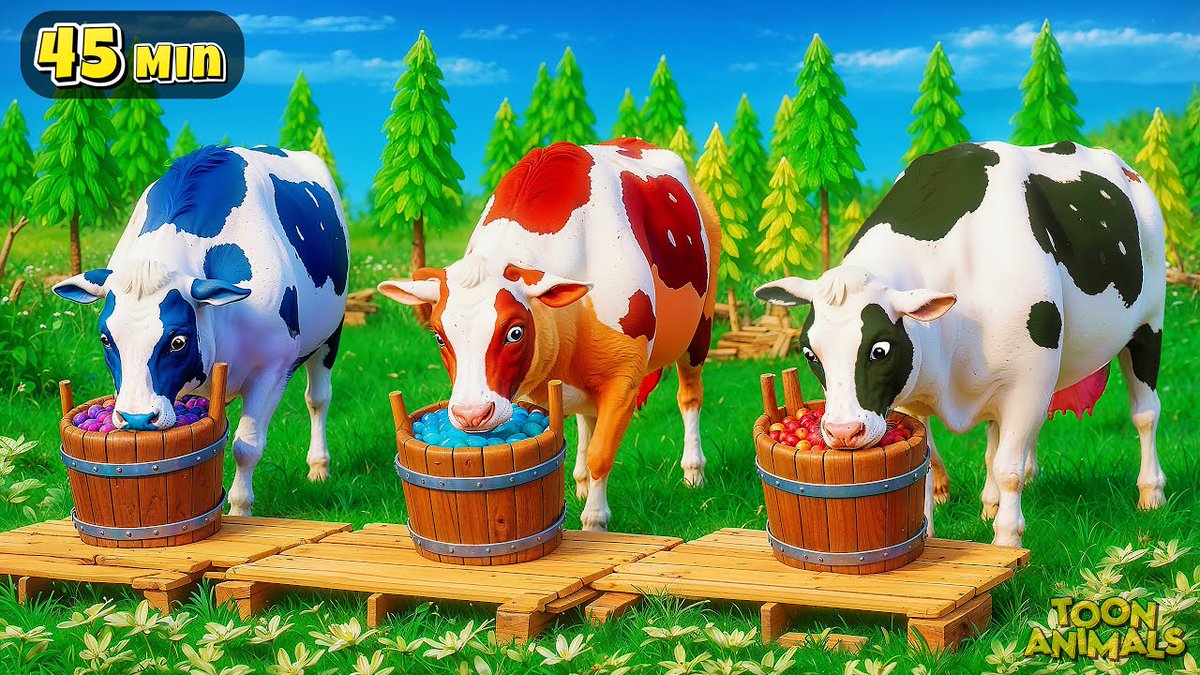 babystoriesv2's tweet image. Color Cows &amp;amp; Animals Cartoon Compilation: Wild Animal Fights | Farm Diorama Adventures!
youtu.be/zPA-7Z2IKHk?si…
#ColorCows, #AnimalsCartoon, #Compilation, #WildAnimalFights, #FarmDiorama, #AnimalAdventures