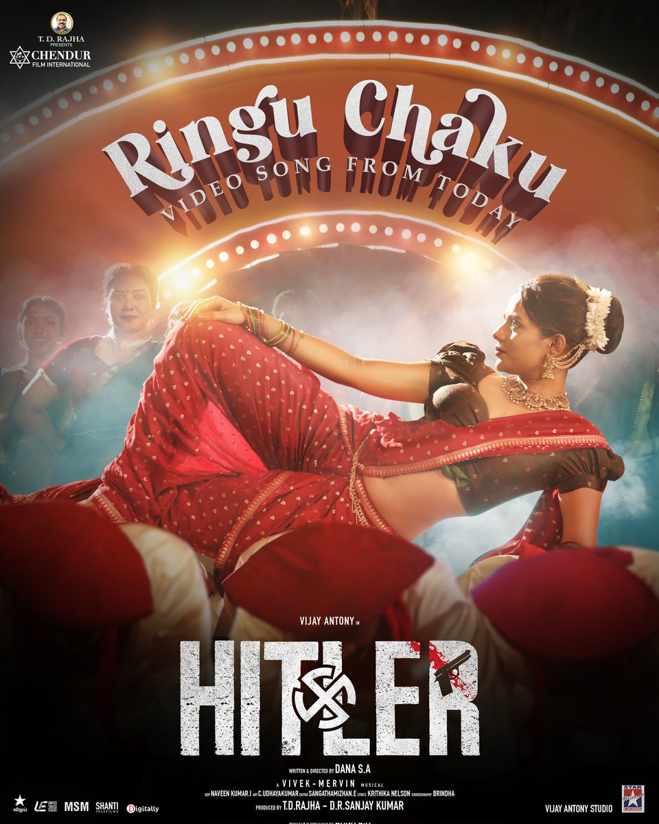 Chendur Film International (@chendurfilm) on Twitter photo Vibe & Groove to the peppy and foot-tapping number #RinguChaku from #HitlerTheMovie ๐ซ๐
Releasing This Evening! Featuring <a href="/Aishwaryadutta6/">Aishwaryaa dutta</a>
#HitlerFromSep27 Vibe & Groove to the peppy and foot-tapping number #RinguChaku from #HitlerTheMovie ๐ซ๐
Releasing This Evening! Featuring <a href="/Aishwaryadutta6/">Aishwaryaa dutta</a>
#HitlerFromSep27