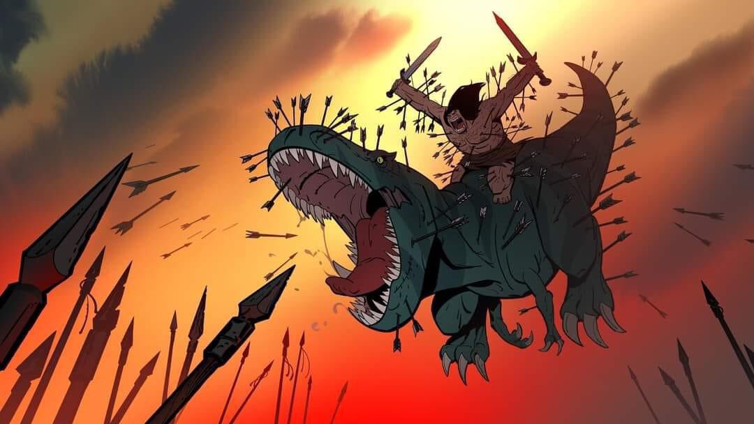 「A badass show. Genndy Tartakovsky's Prim」|Benのイラスト