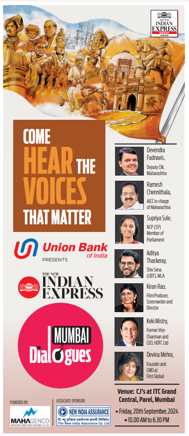 NewIndianXpress's tweet photo. #MumbaiDialogues | Check out the schedule for the day.

Stay tuned for more updates! 

@santwana99 @ss_suryawanshi @BenKochuveedan https://t.co/hw1SQ4MPQX