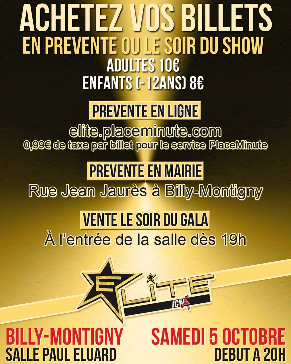 icwacatch's tweet image. MARC SEBIRE, Champion ICWA, présent à ELITE ! @MarcAndreSebire
 📅 Samedi 5 octobre à 20h
 📍 Salle Paul Eluard, Stade Paul Guerre, Billy-Montigny (62)
 🎟️ elite.placeminute.com
 🎟️ En Mairie
#hautsdefrance #pasdecalais #billymontigny #lens #lievin #bassinminier #catchfr #ICWA