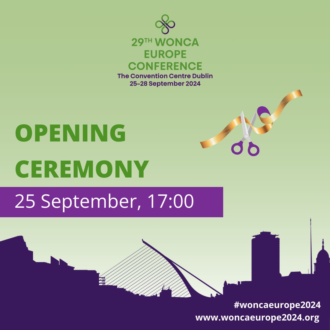 WONCA Europe conference 2024 (@woncaeurope2024) on Twitter photo ๐ Join Us for the Opening Ceremony Today! ๐
We can't wait to see you at the opening ceremony today at 5:00 PM in the Auditorium! Itโs the perfect way to kick off the conference; you donโt want to miss it! #woncaeurope2024 <a href="/WoncaEurope/">WONCA Europe</a>
woncaeurope2024.gcon.me/programme?day=โฆ ๐ Join Us for the Opening Ceremony Today! ๐
We can't wait to see you at the opening ceremony today at 5:00 PM in the Auditorium! Itโs the perfect way to kick off the conference; you donโt want to miss it! #woncaeurope2024 <a href="/WoncaEurope/">WONCA Europe</a>
woncaeurope2024.gcon.me/programme?day=โฆ