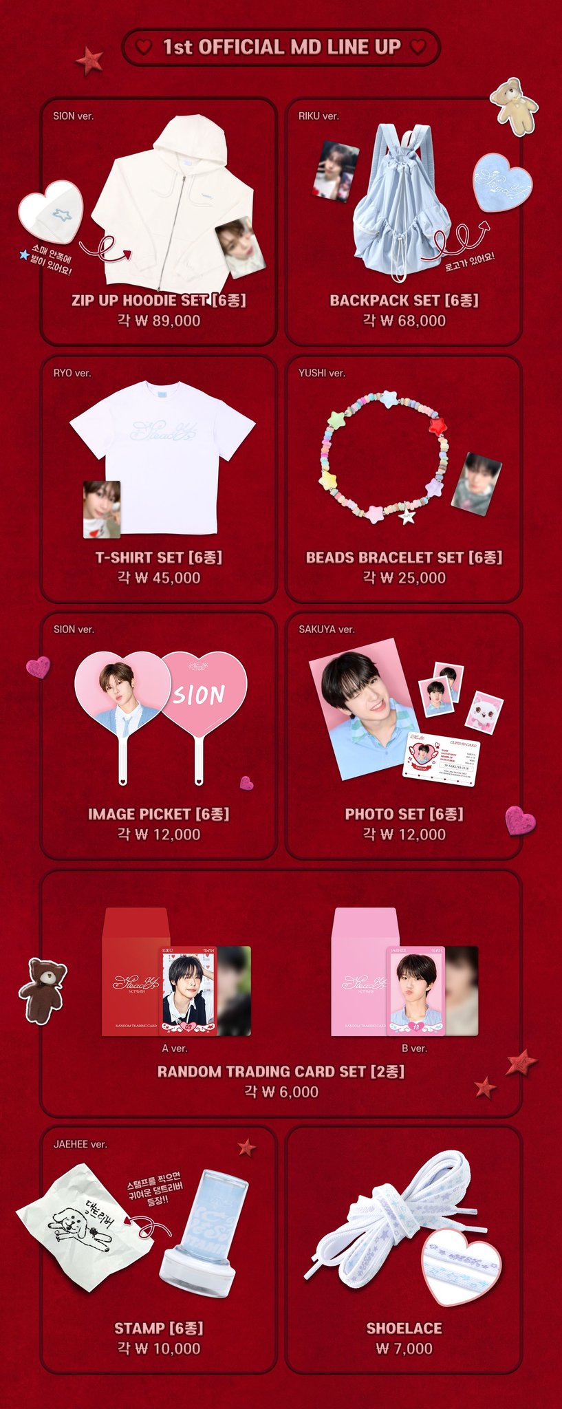 NCT WISH サクヤ 程よい トレカ Steady MD 店舗特典
