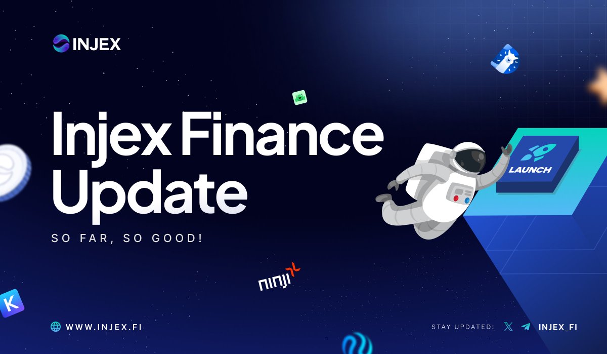 🔬Lets do a brief overview of what we have been up to for the past couple weeks 🗓️:  

✅We partnered with Hydro Protocol🤝
✅Upgraded our protocol to the much anticipated Swap V2 with Limit Orders &amp; Smart Auto Routing 🚀
✅Burned 30% of INJX supply 🔥
✅Successfully completed