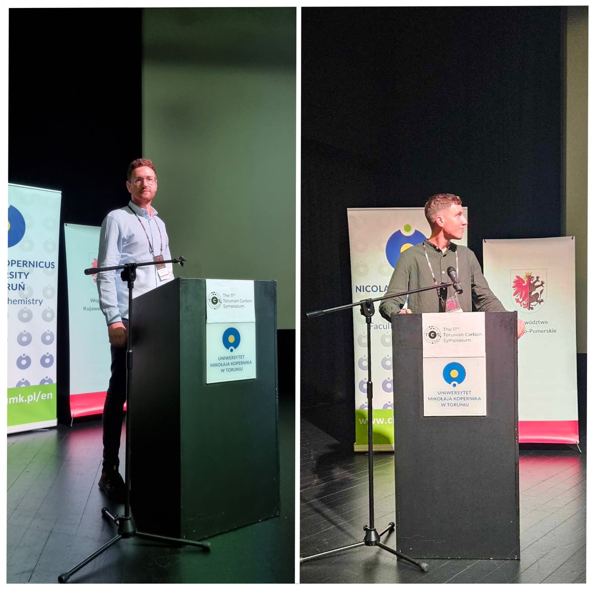 AGH_fibers (@agh_fibers) on Twitter photo ✨ We are pleased to announce that our post-doc researcher, Piotr K. Szewczyk, and PhD student, Michał Kopacz, participated in the 11th Torunian Carbon Symposium in Toruń. Both members presented their research in oral sessions, showcasing recent work from <a href="/ERC_Research/">European Research Council (ERC)</a> project. ✨ We are pleased to announce that our post-doc researcher, Piotr K. Szewczyk, and PhD student, Michał Kopacz, participated in the 11th Torunian Carbon Symposium in Toruń. Both members presented their research in oral sessions, showcasing recent work from <a href="/ERC_Research/">European Research Council (ERC)</a> project.