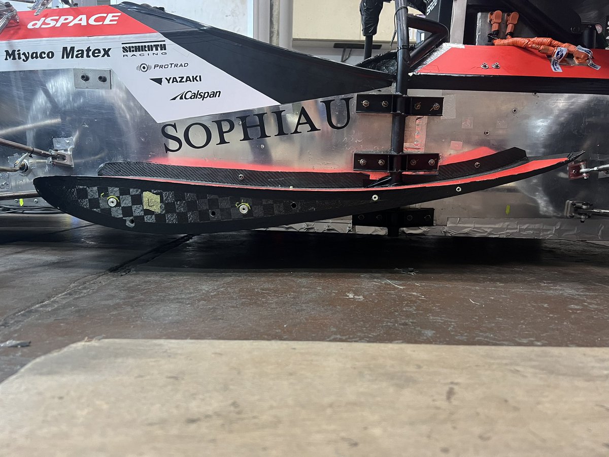 普段はサイドスカートがあり見えませんが、サイドセクションにはしっかりとウイングが入っています。