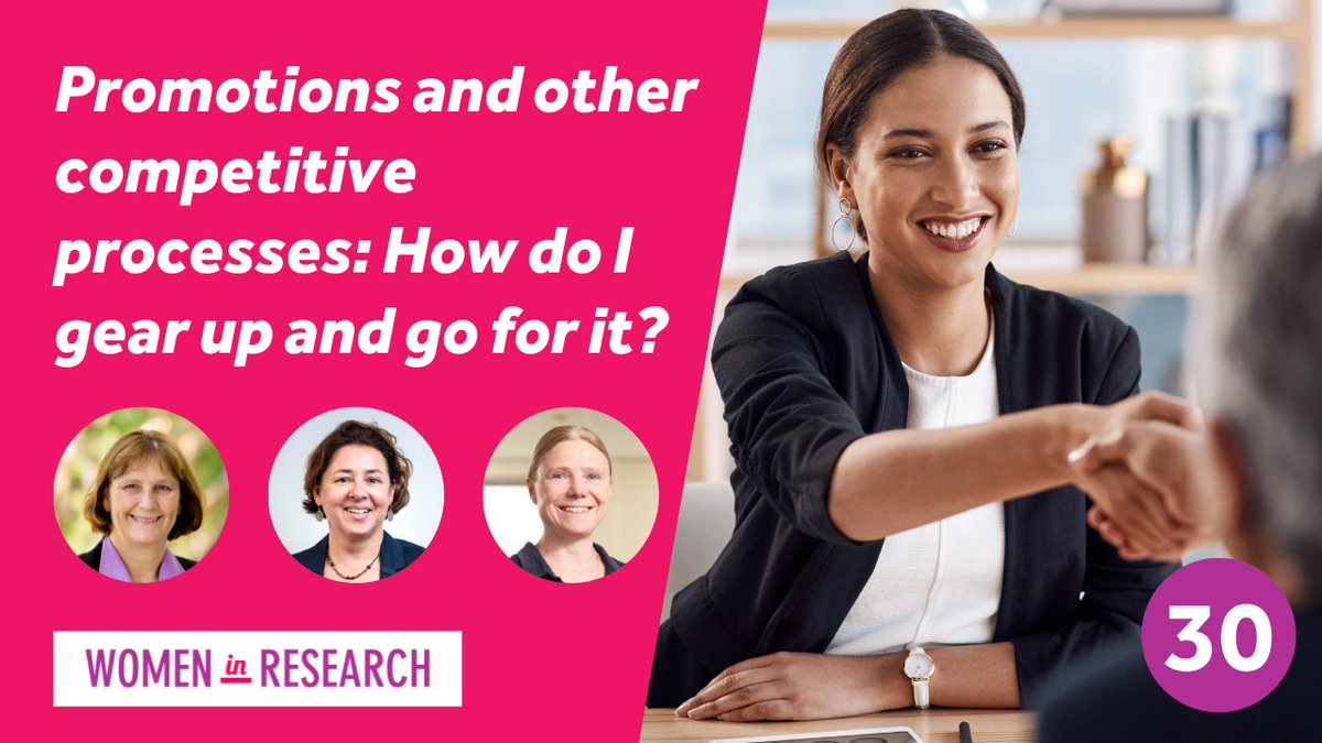 Women in Research (Australia) (@womenresearchau) on Twitter photo How do you gear up and go for academic promotions and other competitive processes?
Join our #webinar with <a href="/arc_gov_au/">Australian Research Council</a> female laureates Profs <a href="/Sharonkparker/">Sharon parker</a>, <a href="/jetten_j/">Jolanda</a> & Jacqueline Batley.
π
Thu 10 October
π 10am - 11am AWST
π Register: womeninresearch.org.au/event-details/β¦ How do you gear up and go for academic promotions and other competitive processes?
Join our #webinar with <a href="/arc_gov_au/">Australian Research Council</a> female laureates Profs <a href="/Sharonkparker/">Sharon parker</a>, <a href="/jetten_j/">Jolanda</a> & Jacqueline Batley.
π
Thu 10 October
π 10am - 11am AWST
π Register: womeninresearch.org.au/event-details/β¦
