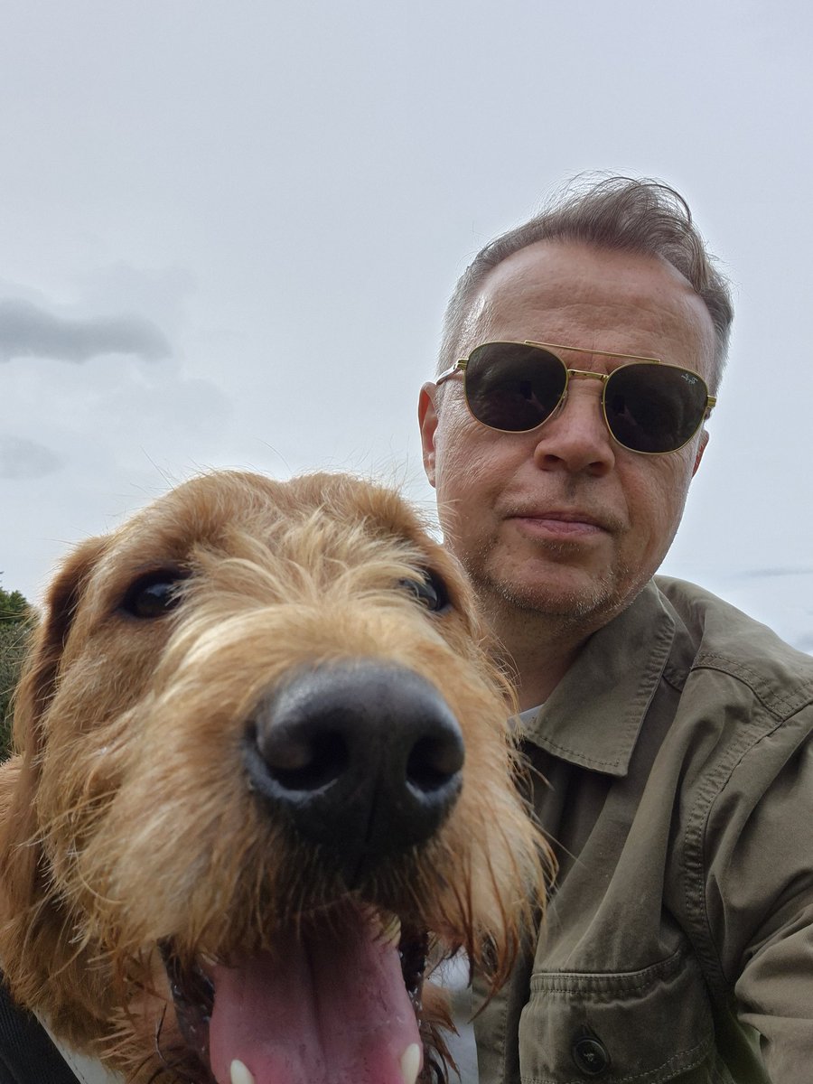 comms2point0's tweet photo. Roll up, roll up - let's have all your latest #CommsPets pics from the last week.

Here is me reunited with Brodie after @CommsUnplugged 

Share your pics with us. https://t.co/2yHjFiq5Fm
