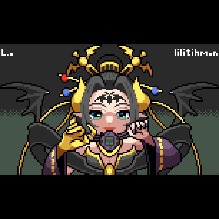 Haka_Nemo's tweet photo. The first and last challenge.
#Pixelart       #Digimon 
#ドット絵    #デジモン https://t.co/1UcWURfHiq