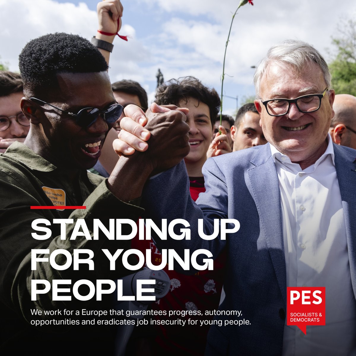 Youth is the present and the future of Europe. <a href="/NSchmitPES/">Nicolas Schmit, PES lead candidate</a>, PES common candidate, said it clearly during the EU election campaign. We have put forward a Youth Guarantee, a Child Guarantee, we are promoting programmes like Erasmus+ and pushing for paid traineeships.