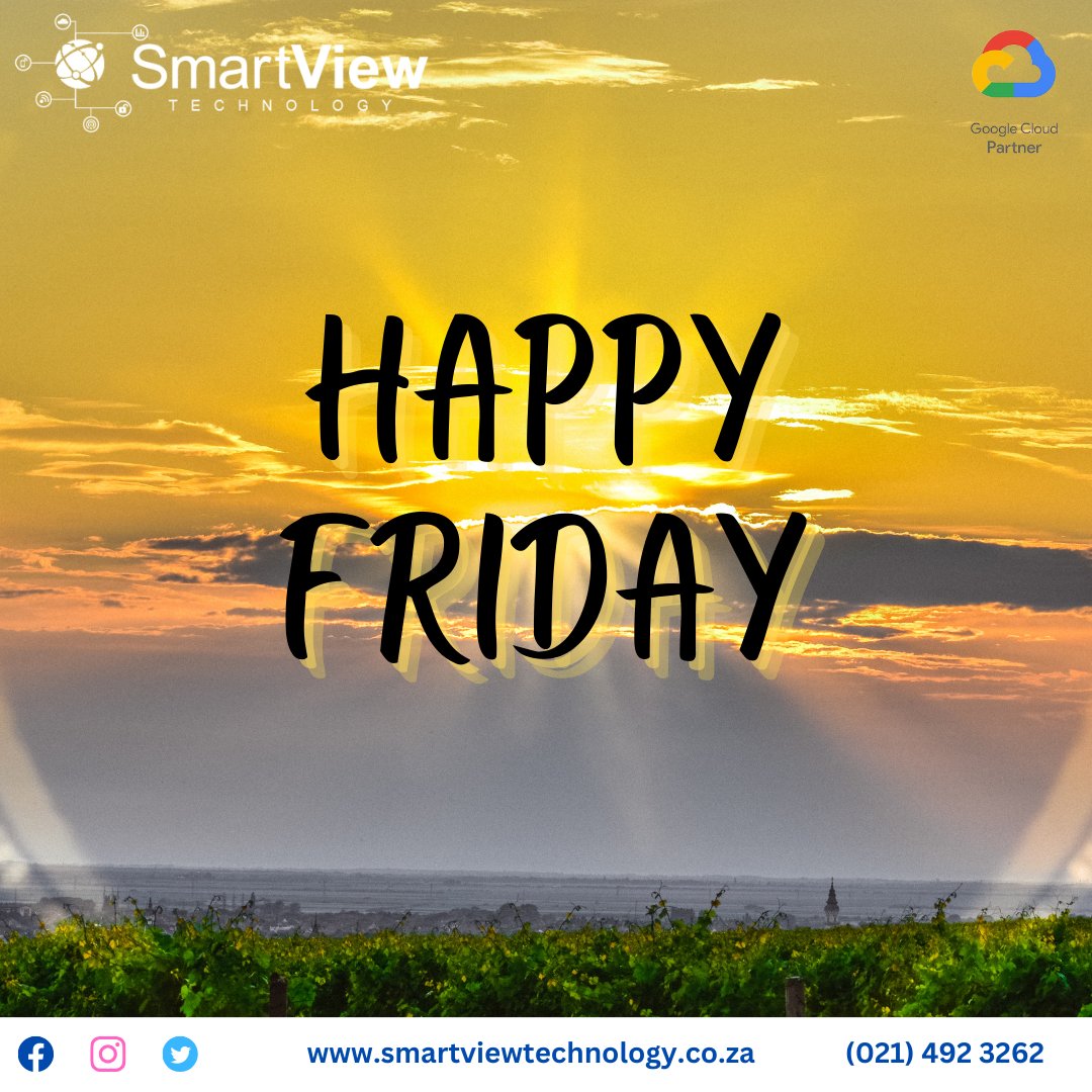 SmartViewTechn1's tweet image. Happy Friday! 🌞 Let’s finish the week strong and step into the weekend with a smile. #SmartView #FriYay