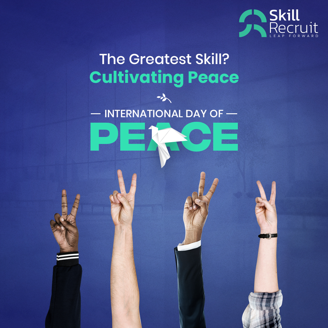 SkillRecruit's tweet photo. The greatest skill we can master is the art of peace. Let’s strive to bring it into our lives and the world on this International Day of Peace. ✌️
#InternationalDayOfPeace #PeaceDay #GreatestSkill #SkillRecruit #US https://t.co/958QRVihqX