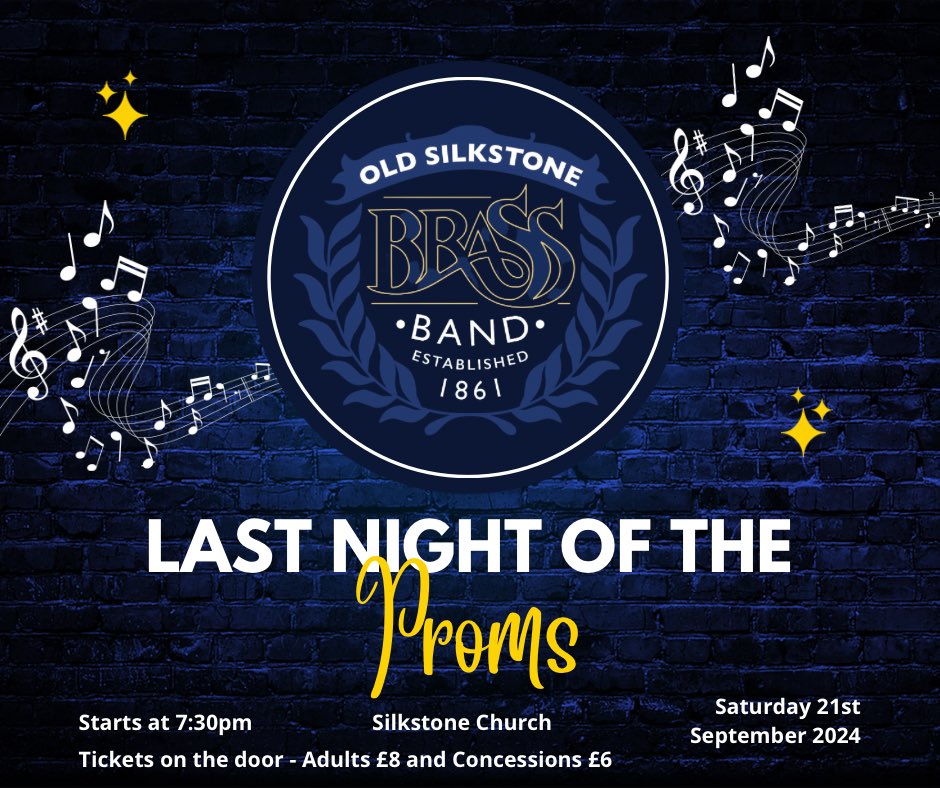 Old Silkstone Band (@oldsilkstone) on Twitter photo Looking forward to seeing you tomorrow at our Proms concert in the beautiful setting of the All Saints Church in Silkstone - S75 4JH Looking forward to seeing you tomorrow at our Proms concert in the beautiful setting of the All Saints Church in Silkstone - S75 4JH