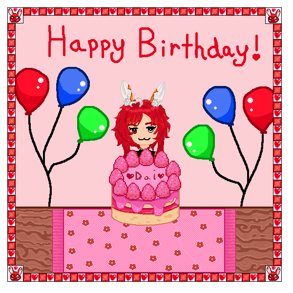 TheRoyalCatto's tweet photo. ๐๐ Happy Belated Birthday to the wonderful & beautiful bunny vtuber @Dairaibit ~! ๐๐ Thank you for being an amazing person in all our lives :D! Thanks for the smiles, love, and laughs~! I hope you had a most wonderful birthday ๐!
#Raibithole https://t.co/RY6SEgyiCj