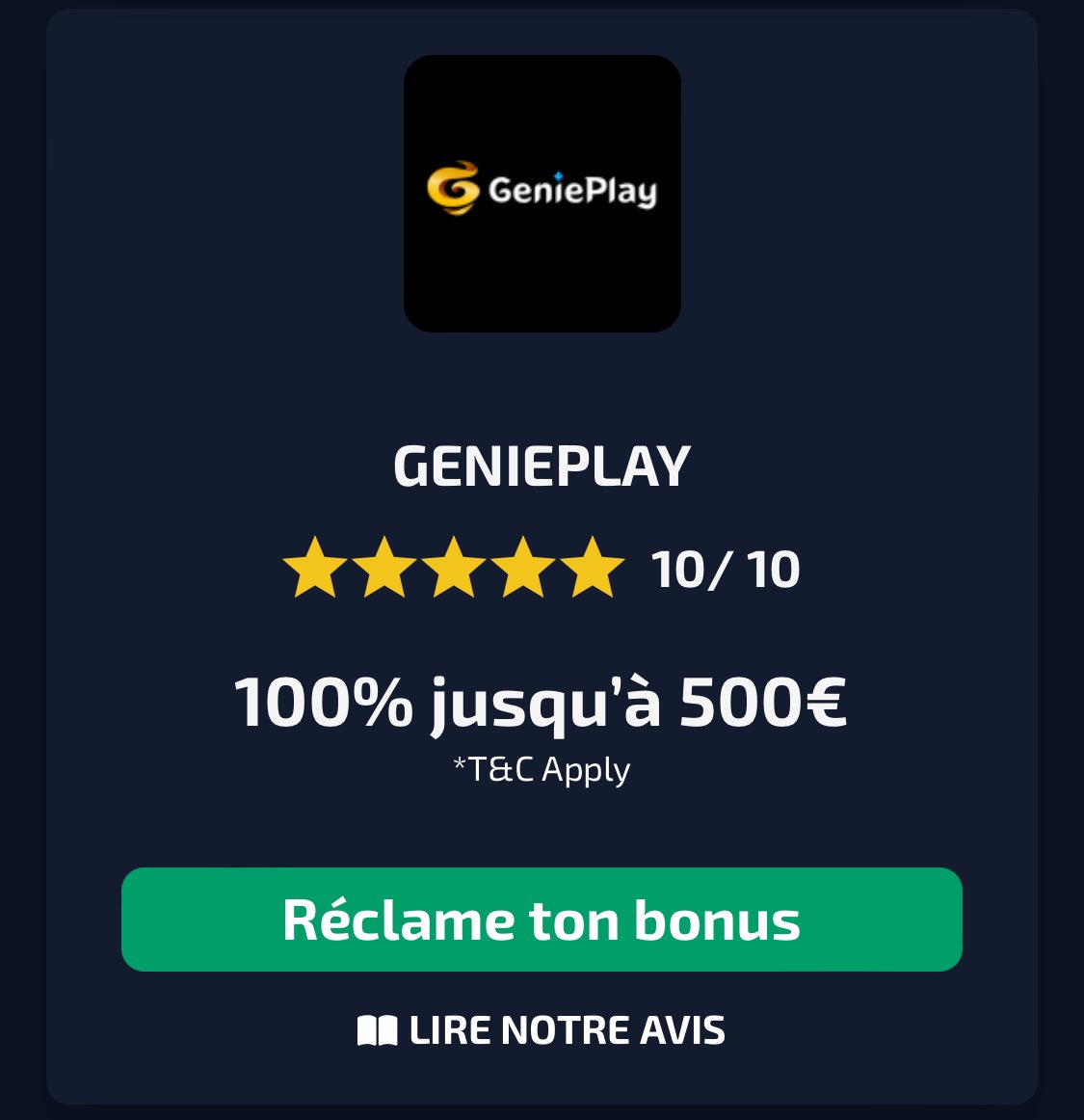 Nouveau casino 🔥
C’est par ici 100% sans wager !

gnp.servclick1move.com/?mid=233985_13…