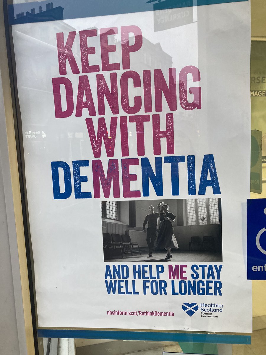 This is how to do a dementia campaign - keep doing the things you love. Thank you #RethinkDementia 💜