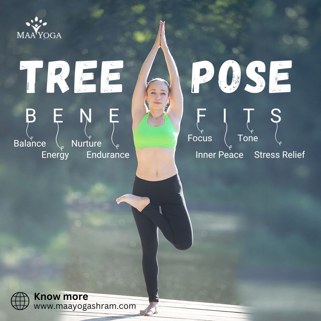 Tree Pose is an excellent asana for enhancing balance and stability while strengthening the legs. It also helps to calm the mind and improve focus. Practice Tree Pose regularly to develop better balance and inner peace. 🌳🧘‍♂️ 
#TreePose #AsanaBenefits #YogaBalance #InnerPeace