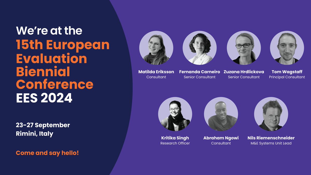 We’re at the EES 2024 discussing everything from social media data to poultry farmers in Tanzania. Come and say hello to our team! For information on any of our sessions visit: ees-conference2024.com/programme/