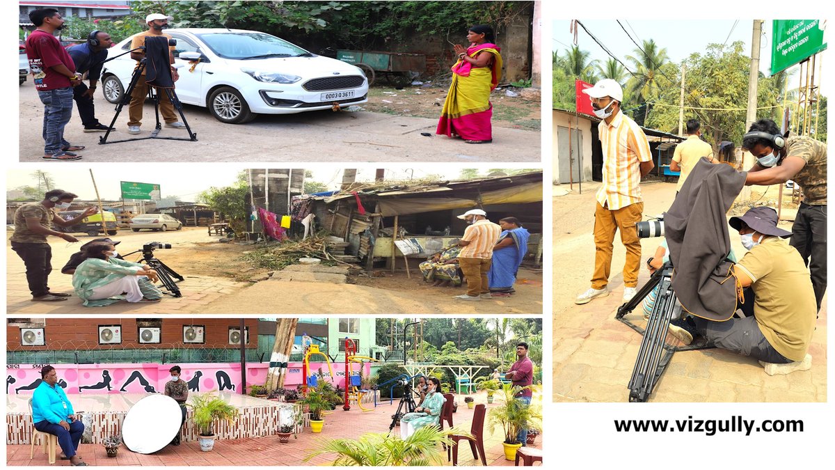 vizgully's tweet photo. Glimpses from a #Documentary  shoot often showcase creativity &amp; dedication of a skilled video production team. #VizGully team has crafted a powerful documentary for World Health Organization &amp; IIT, capturing the essence of Odisha’s evolving healthcare system. https://t.co/sctilIEoEr