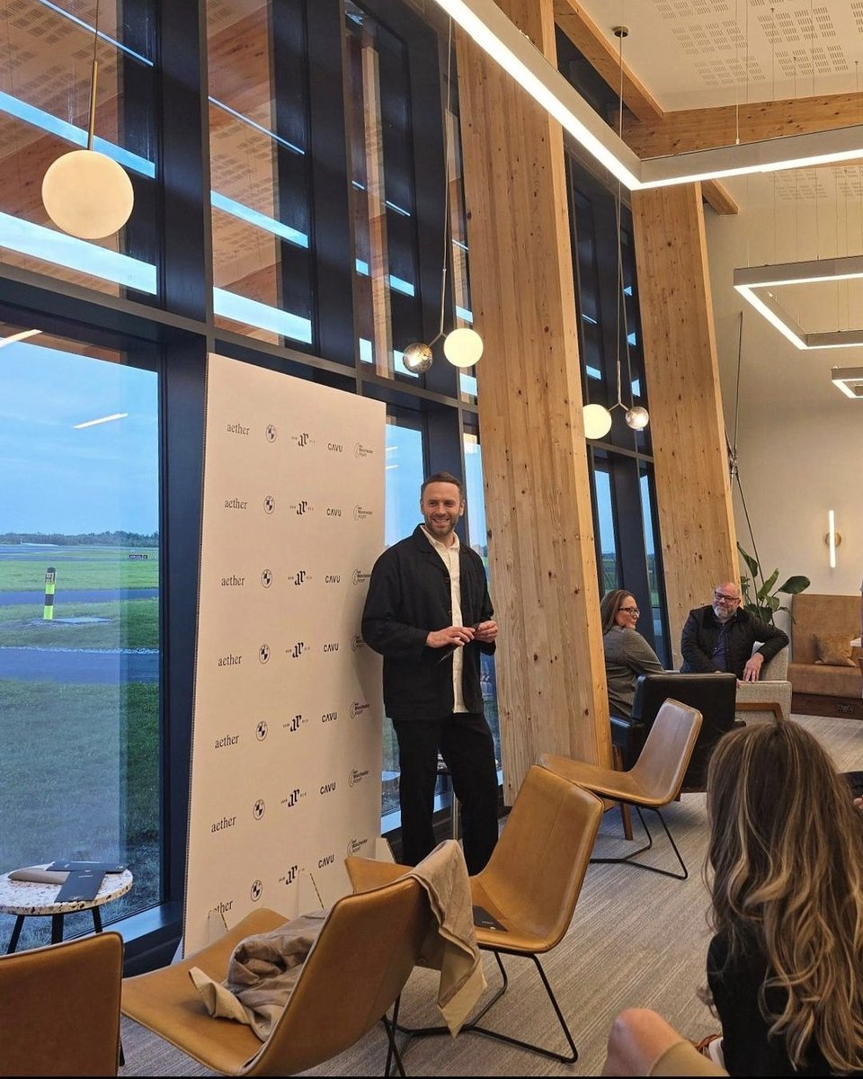 Tonight was the launch event for @experience_aether, the new private terminal experience at @manairportuk, with food by no lesser chef than <a href="/adschef/">Adam Reid</a> of @thefrenchmcr fame.