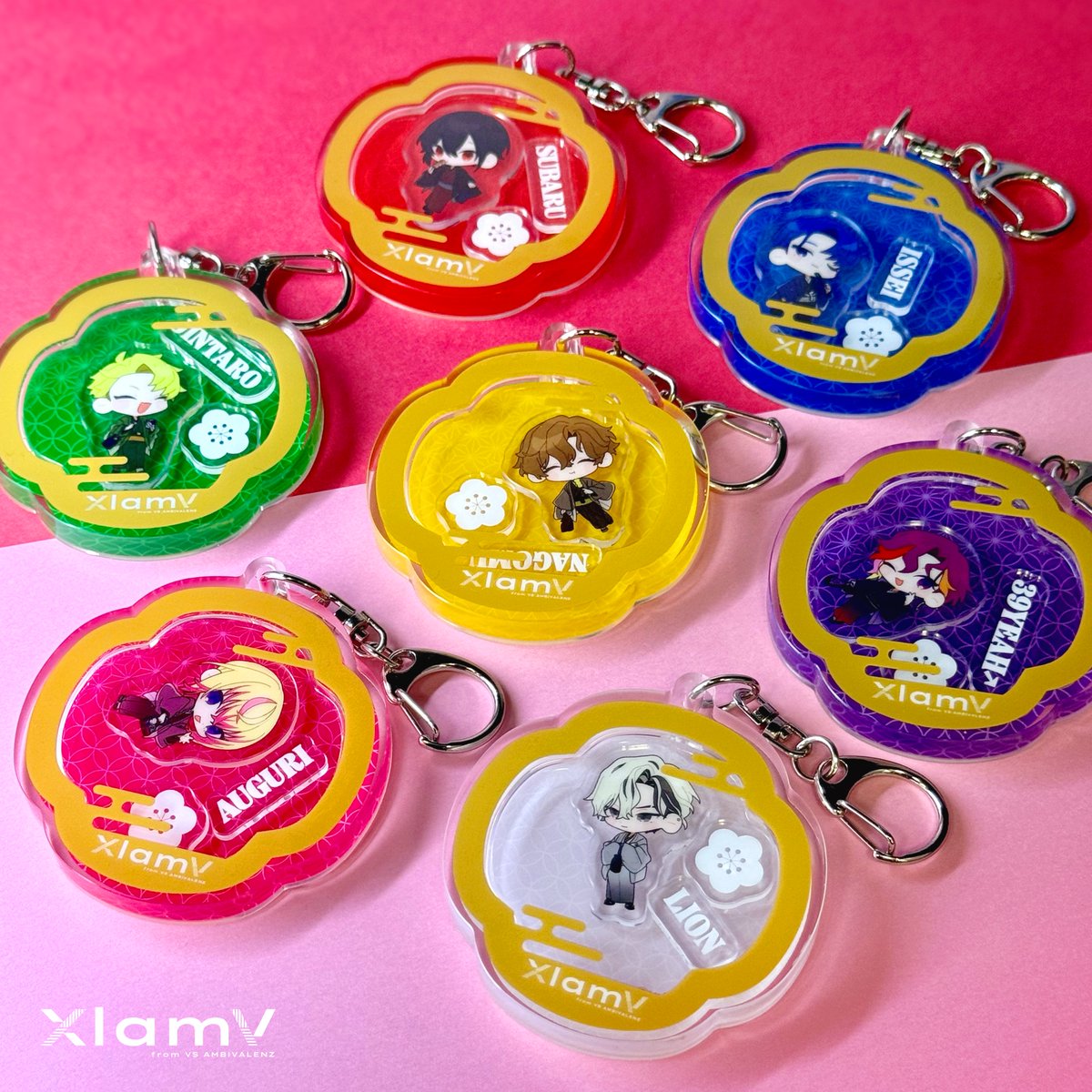 ビバレン 京まふ サクヤ イッセイ スバル ナゴム レオン アグリ 缶バッジ