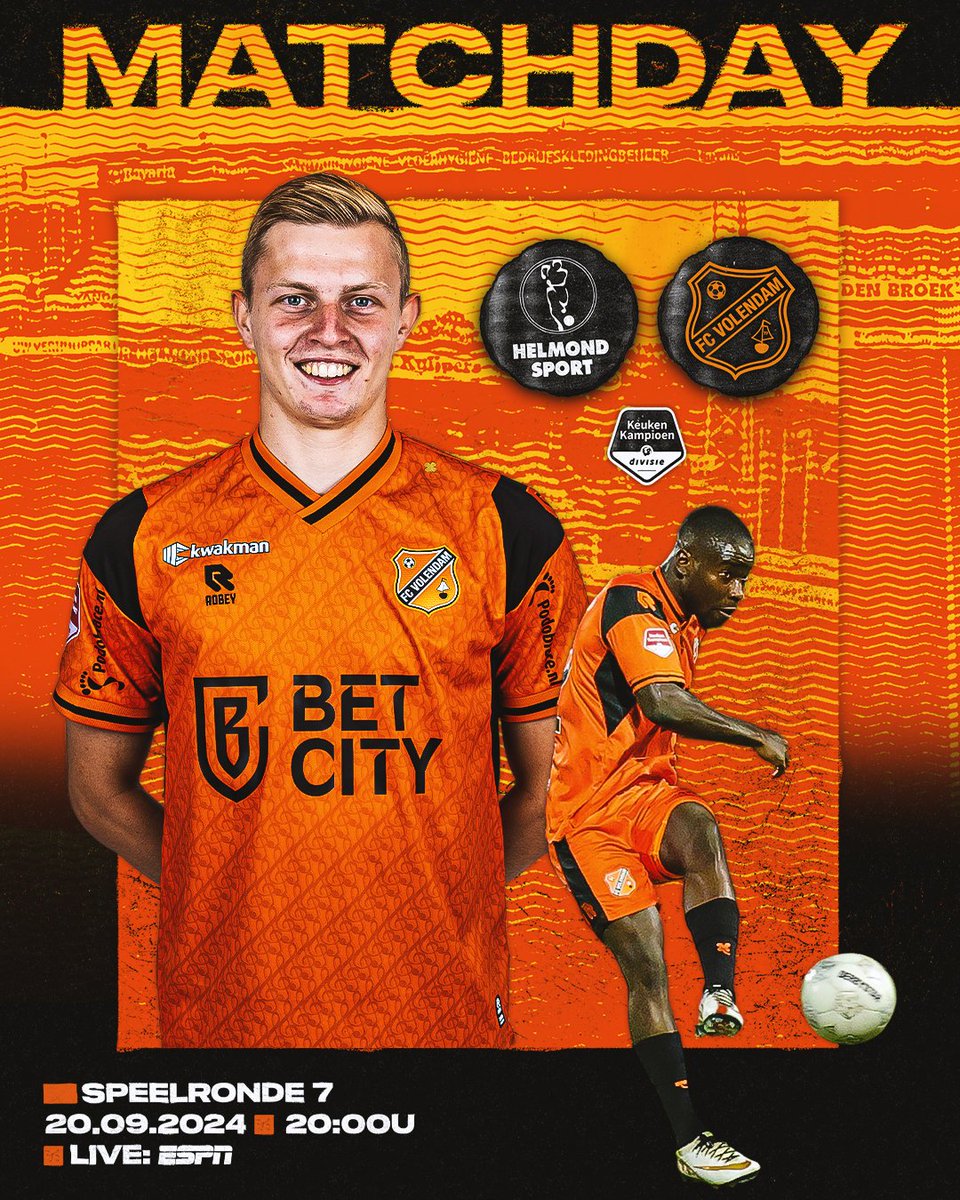 🔴⚫️ ✘ 🟠⚫️

⚔️ Klaar voor de volgende uitdaging.

#HELVOL | #VolVoorOranje