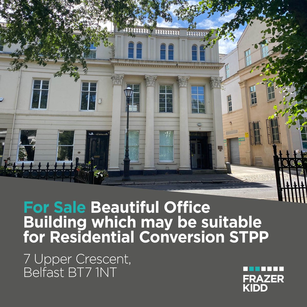 Frazerkidd's tweet photo. Not often a building of this calibre comes to the market!!! #belfast #property https://t.co/haQqcptqon https://t.co/vAJKBwDgZI