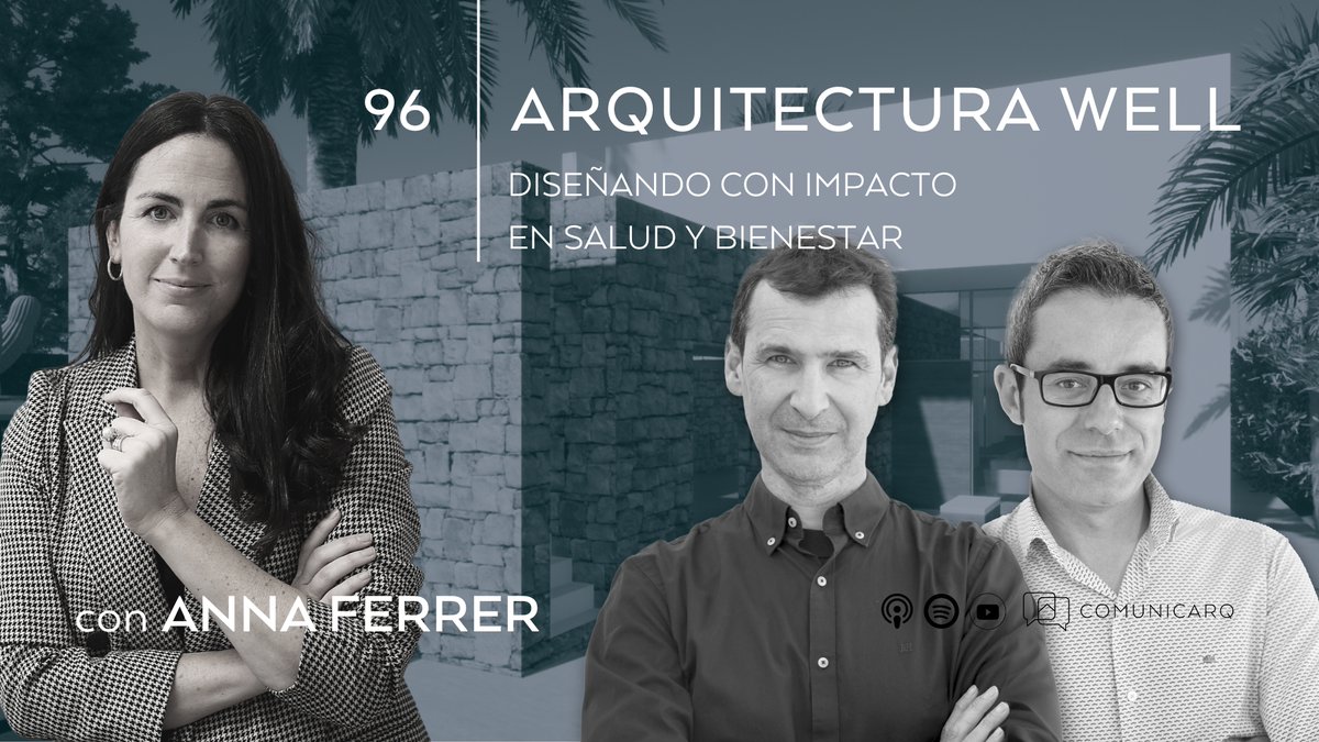 Disponible el video del podcast con Enrique y Antonio entrevistando a Anna Ferrer, de CŪ4 , descubriendo las bases de la ARQUITECTURA WELL y los beneficios que supone esta metodología para la salud y el bienestar de las personas que habitan edificios y viviendas. ⬇️⬇️