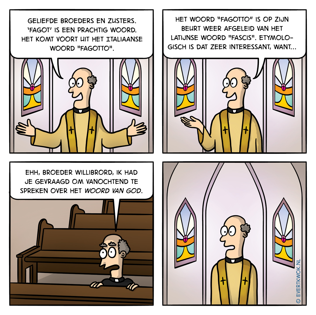 Hardhorende broeder Willibrord