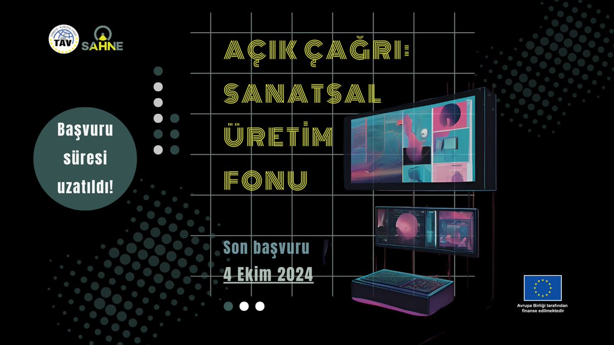 ❗️ Başvuru tarihi uzatıldı!

50.000 € 'ya kadar çalışmaların destekleneceği açık çağrıya başvurmak için son tarih 4 Ekim 2024.

Başvurularınızı bekliyoruz: sahneprojesi.org