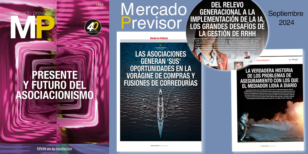 Grupo Aseguranza (@grupoaseguranza) on Twitter photo #Revista #MercadoPrevisor de #Septiembre:
🖋️ #Reportaje #Asociaciones de #Mediación
🎙️#Entrevista a José Antonio Martin de <a href="/MarkelIntl/">Markel International</a>
✒️Dificultades de aseguramiento para el #Mediador
🖊️#RRHH en la mediación
Toda la #información de #Seguros
📲 mercadoprevisor.es/version-digita… #Revista #MercadoPrevisor de #Septiembre:
🖋️ #Reportaje #Asociaciones de #Mediación
🎙️#Entrevista a José Antonio Martin de <a href="/MarkelIntl/">Markel International</a>
✒️Dificultades de aseguramiento para el #Mediador
🖊️#RRHH en la mediación
Toda la #información de #Seguros
📲 mercadoprevisor.es/version-digita…