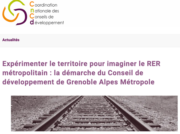 alain_faure's tweet photo. L'expérience du conseil de développement de Grenoble Alpes Métropole présentée dans la gazette du CNCD: https://t.co/tvBzXuNAjz
#CNCD #CODEV #RER #SERM #Grenoble #GAM https://t.co/cc7gZLUQlg