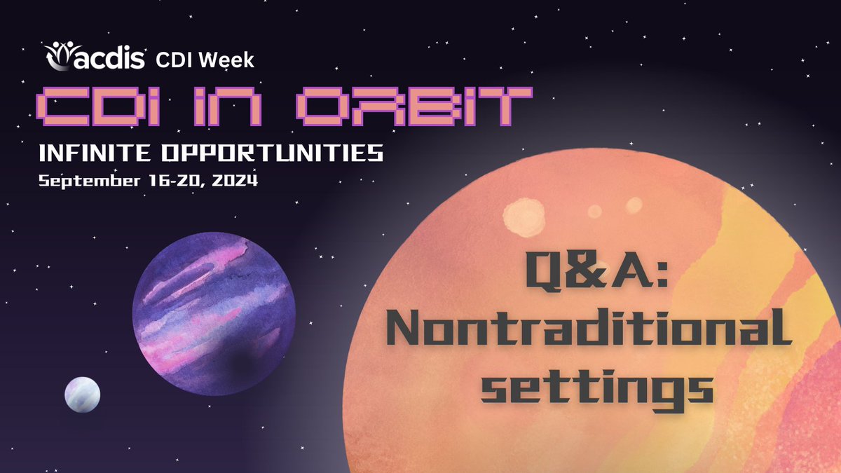 Nearly 49% of #CDIWeek2024 Industry Survey respondents currently review inpatient pediatric cases. Additionally, almost 26% have a standalone outpatient program. Read our final CDI Week Q&amp;A on this topic here: hubs.la/Q02Q9LFY0