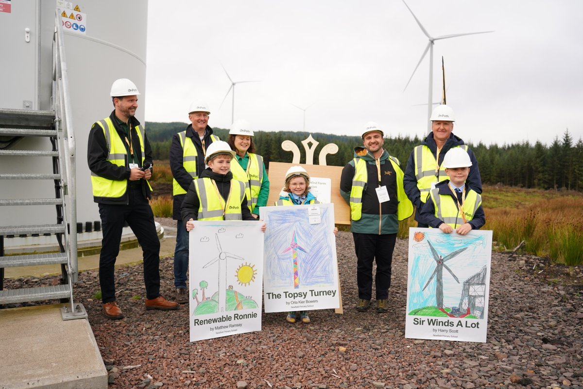 OnPathEnergy's tweet photo. Kype Muir  Wind Farm Extension opened by @JoaniReid Labour MP for East Kilbride &amp; Strathaven 

The event celebrated the planning, community partnering, construction and operation of the fifteen turbine site and the benefits it delivers.

🔗https://t.co/CdC2CgxyLP @SouthLanCouncil https://t.co/puUJCKGCnT