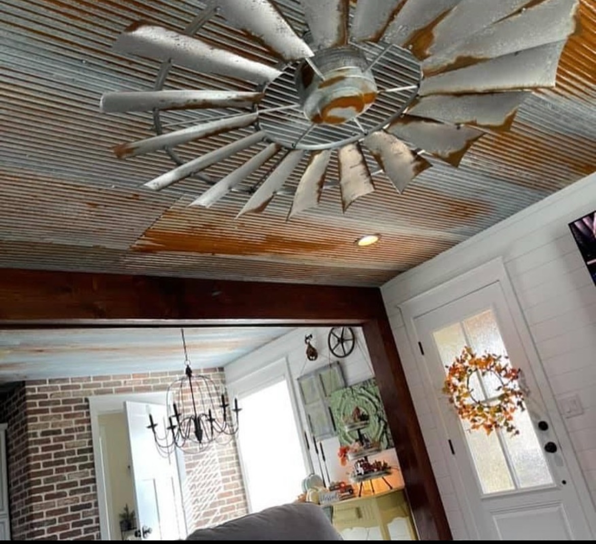 🚜 Just out of the workshop and onto the ranch! This custom Windmill Ceiling Fan is in our iconic Barn Metal finish! 

Each blade tells the story of heritage and craftsmanship, blending the iconic 18-blade windmill design with a personal touch that makes it uniquely yours.  🌟...