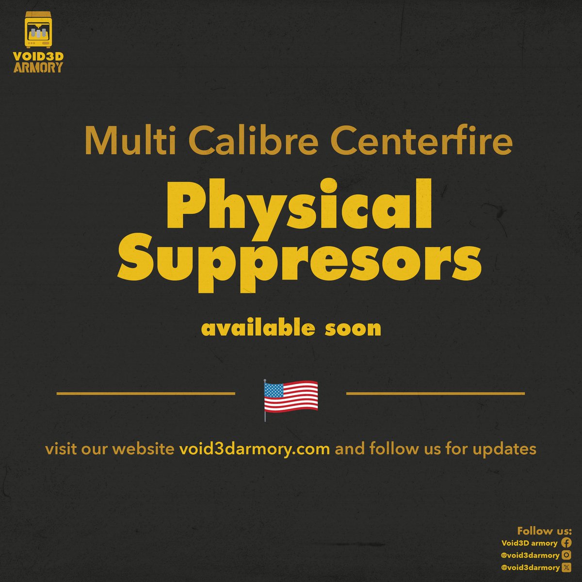 void3darmory's tweet image. Something big is coming soon!

Keep an eye out for our upcoming announcement—you won’t want to miss it!

Stay tuned for updates 👀

➡️ STLs available at void3darmory.com and Defcad.

#StayTuned #3DPrinted #FirearmTech #Suppressors #ComingSoon #CenterFire