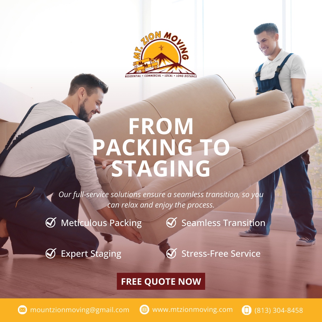 MtZionMoving's tweet image. 🔑📦 Moving is more than just transporting boxes; it’s about handling your precious items with care. 

Our team is committed to ensuring every step of your journey is worry-free, from start to finish. 

Trust us to deliver with precision. 🚛🏠 

#MtZionMovers #SettleInStyle