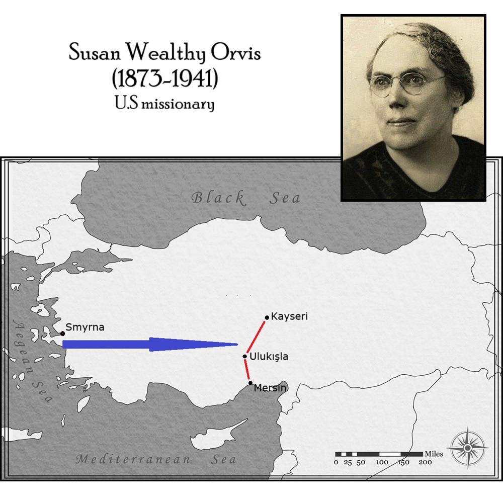 In Nov 1922, US missionary Susan Orvis witnessed 1,000 women and children from #Smyrna being walked to their deaths towards the interior of Turkey; women carrying babies in their arms, the majority barefooted.
Read her testimony: greek-genocide.net/index.php/over…