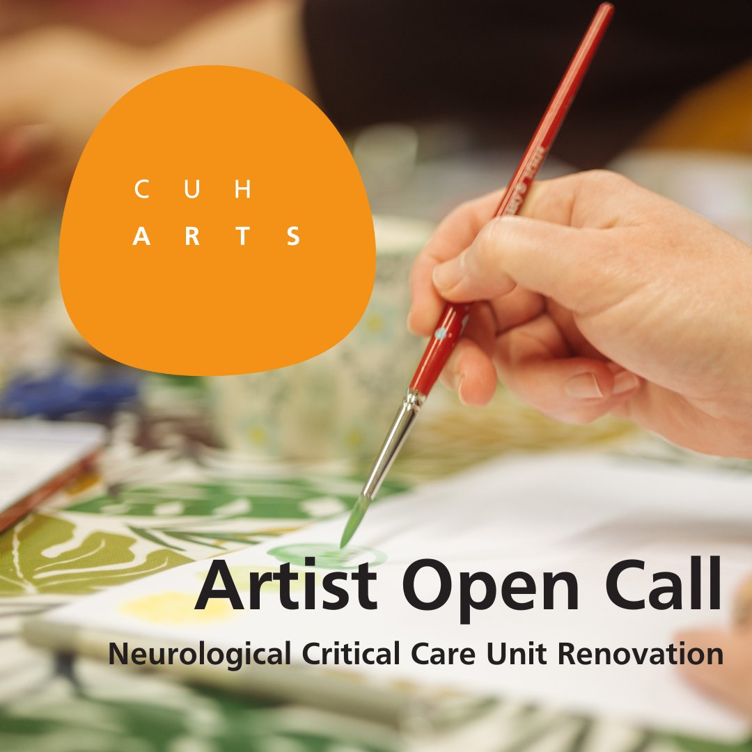 CUH Arts (@cuhartsnhs) on Twitter photo 📢Artist Open Call📢We are looking to commission an artist to create a department-spanning artwork for the NCCU at Addenbrooke's Hospital
<a href="/CUH_NHS/">Cambridge University Hospitals NHS</a>.
For the full artwork brief and how to apply visit our website: bit.ly/NCCU_Artist
Deadline for submissions: Midnight, 23/09/24 📢Artist Open Call📢We are looking to commission an artist to create a department-spanning artwork for the NCCU at Addenbrooke's Hospital
<a href="/CUH_NHS/">Cambridge University Hospitals NHS</a>.
For the full artwork brief and how to apply visit our website: bit.ly/NCCU_Artist
Deadline for submissions: Midnight, 23/09/24