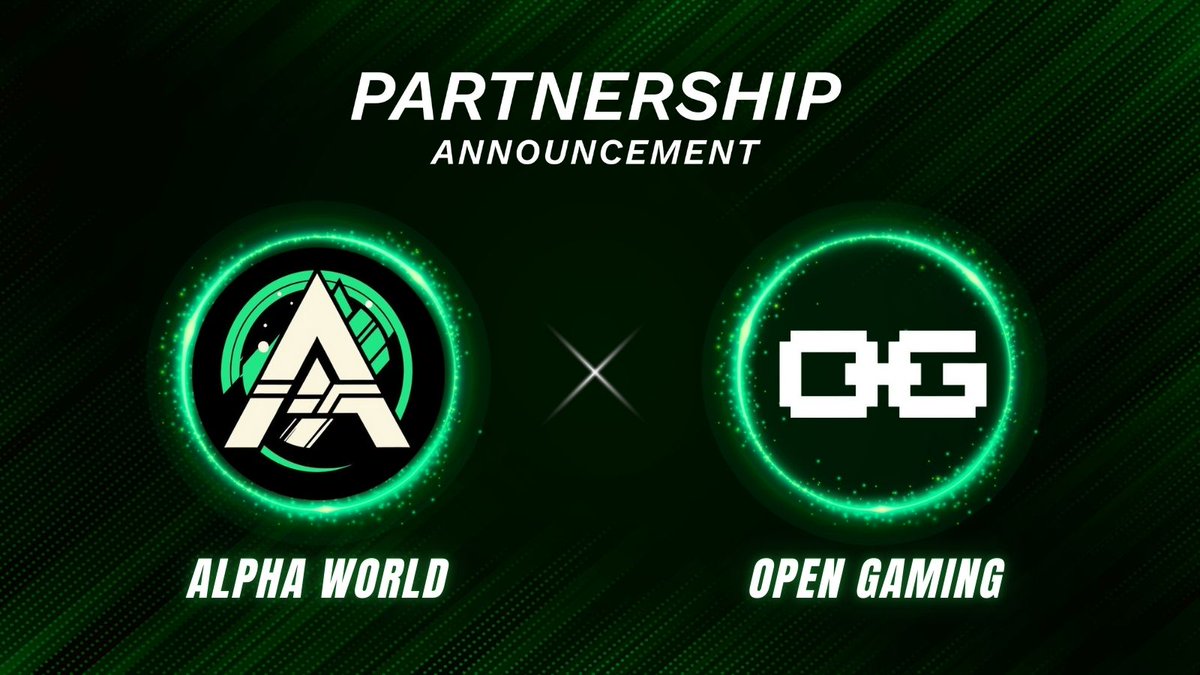 CryptoAlpha2025's tweet photo. Partnership Alert 

Excited to announce special partnership with @opengaming_app 

👉 Claim Mission: https://t.co/j7rjCp541v

OpenGaming is building a player-owned economy accessible to everyone

Check them out and smash like and retweet!! https://t.co/YxrbiUFh9n