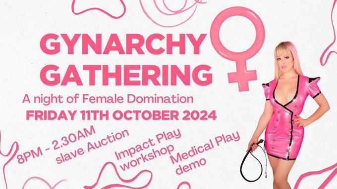 Three weeks TODAY until Gynarchy Gathering!?!  Do you have Y/your ticket yet?  https://t.co/OtUpRMqMhq  Go