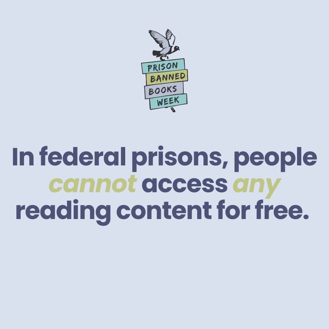 Many prisons actually charge inmates to read on tablets! By the minute! This can hinder personal enrichment and improvement. Help us send books where we can! Through September, book donations through our independent bookstore wishlists will be matched - https:/linktr.ee/dcbtp