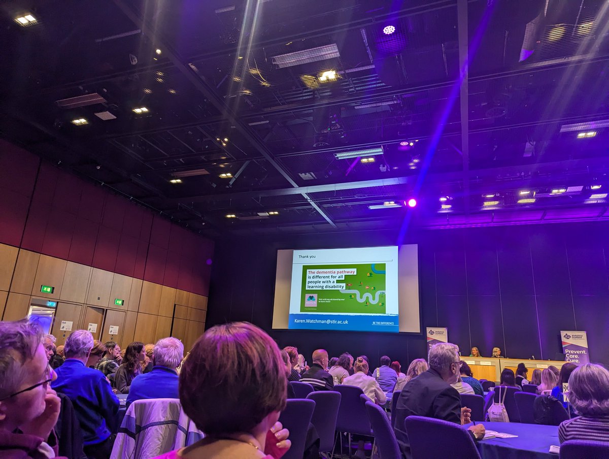 An insightful presentation from <a href="/karenwatchman/">Karen Watchman</a>  shining a light on learning disabilities and dementia and the need to challenge the view that people living with a learning disability and dementia are hard to reach in research #AlzScot24