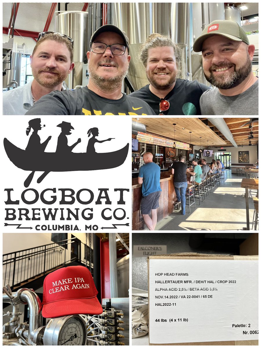 JockwasherPod's tweet photo. About yesterday: Private tour @LogboatBrewing with @davesamori as my personal guide. Him, Co-Founder @strongurgetofly and CEO Tyson Hunt gave me great insights. THANK YOU 🍻 #craftbeernotcrapbeer #supportlocalbreweries #waschsalonreisen #jockwasherpodcast #thegermanatmizzou https://t.co/7ir5LdILNo