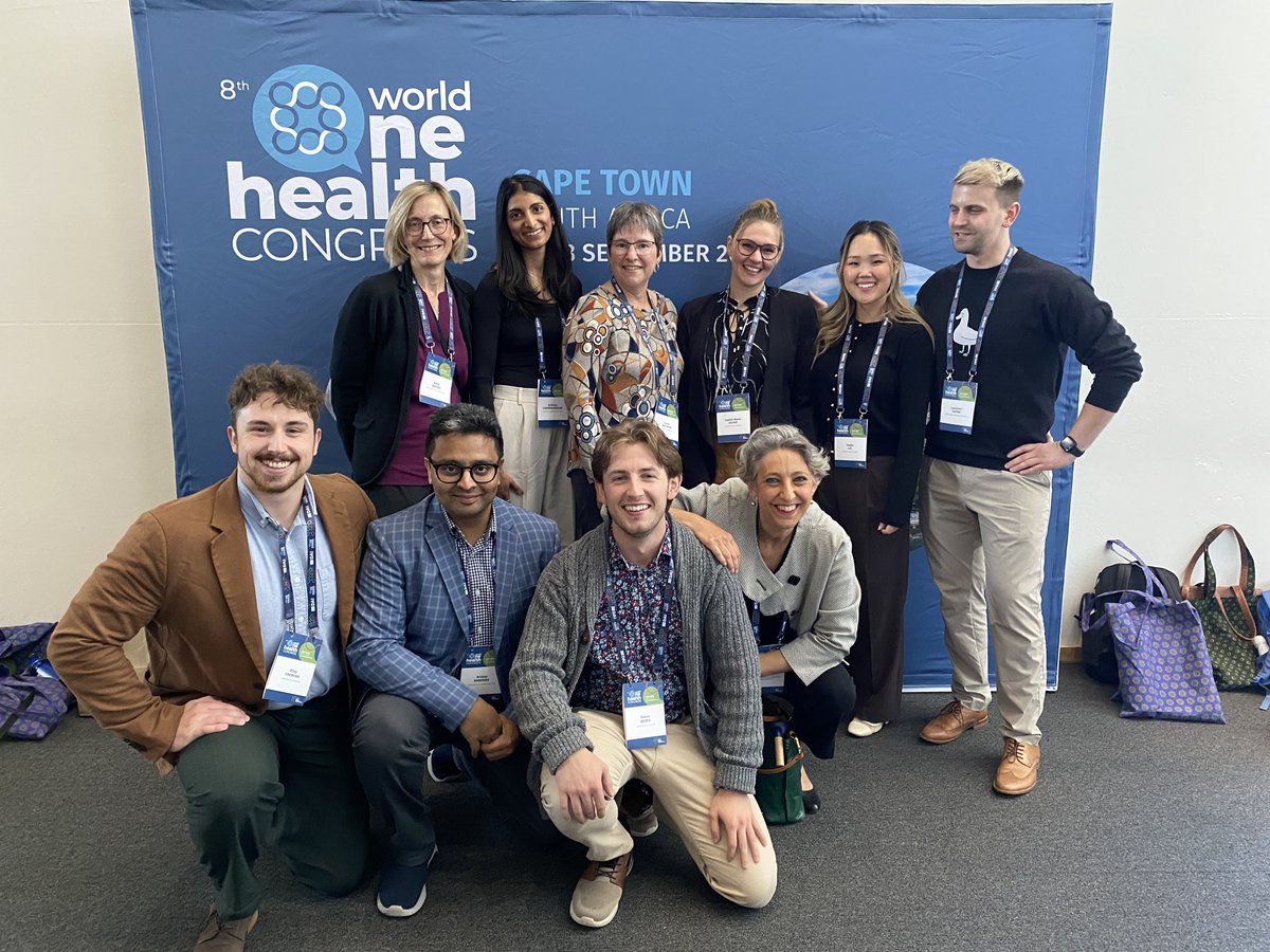 Arinjay Banerjee (@sci_questions) on Twitter photo Some Canucks who are also #OneHealth enthusiasts. Larger group tomorrow. 🇨🇦 🇿🇦 <a href="/WOHCongress/">World One Health Congress</a> #WOHC2024 Some Canucks who are also #OneHealth enthusiasts. Larger group tomorrow. 🇨🇦 🇿🇦 <a href="/WOHCongress/">World One Health Congress</a> #WOHC2024