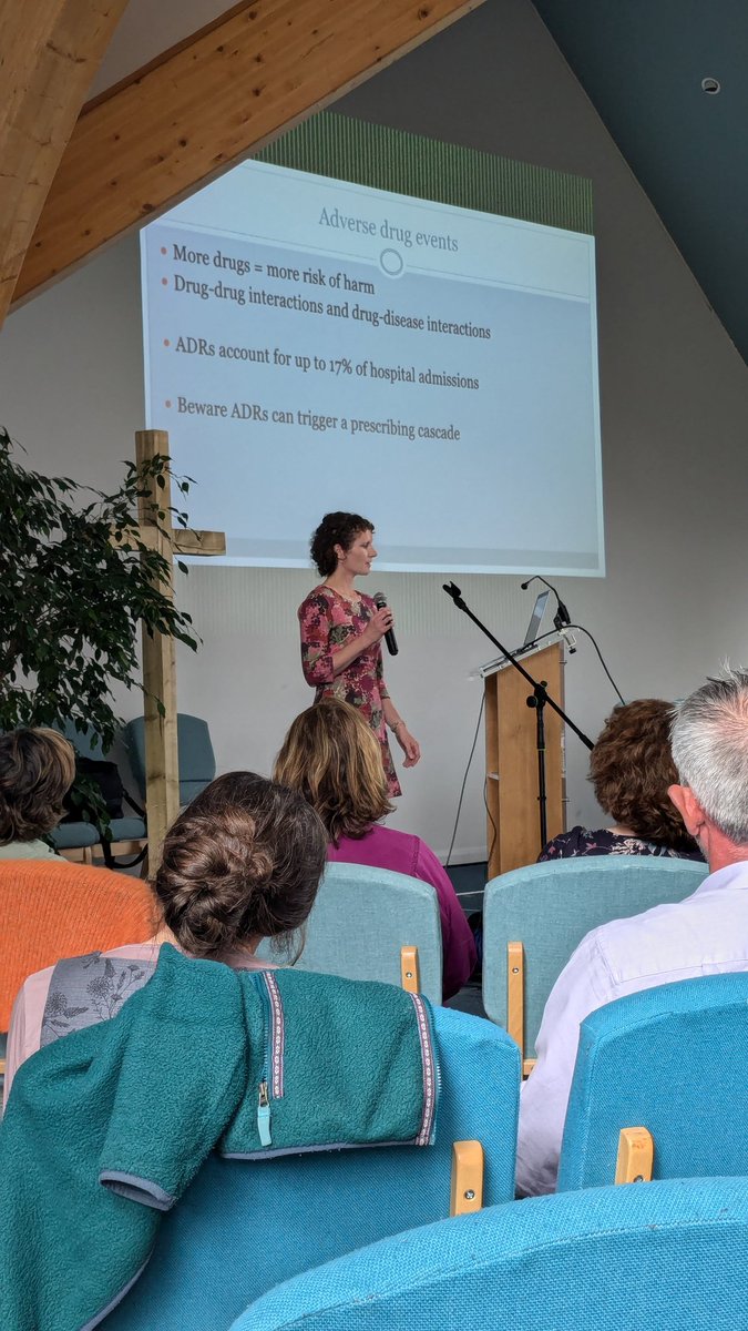 Really interesting perspective from our <a href="/NHSHighland/">NHS Highland</a> pharmacist Alyson Warren, lots of considerations for us to think about when considering polypharmacy in frail patients and those potential side effects #falls #polypharmacy