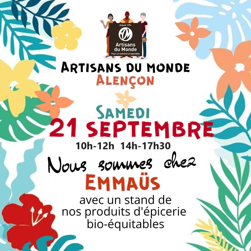 AdMAlencon's tweet photo. Boutique associative Artisans du monde 20 Rue De Lattre De Tassigny Alençon (trottoir couvert) https://t.co/KmVBAGecG7