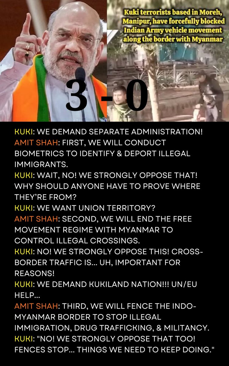 Chin-Kukis pulled down the Indian National Flag 🇮🇳 for a reason. Almost every protest they disrespect our flag. 

Let's understand why...

#ManipurVoilence
#KukiNarcoTerrorists
#ILLEGALS