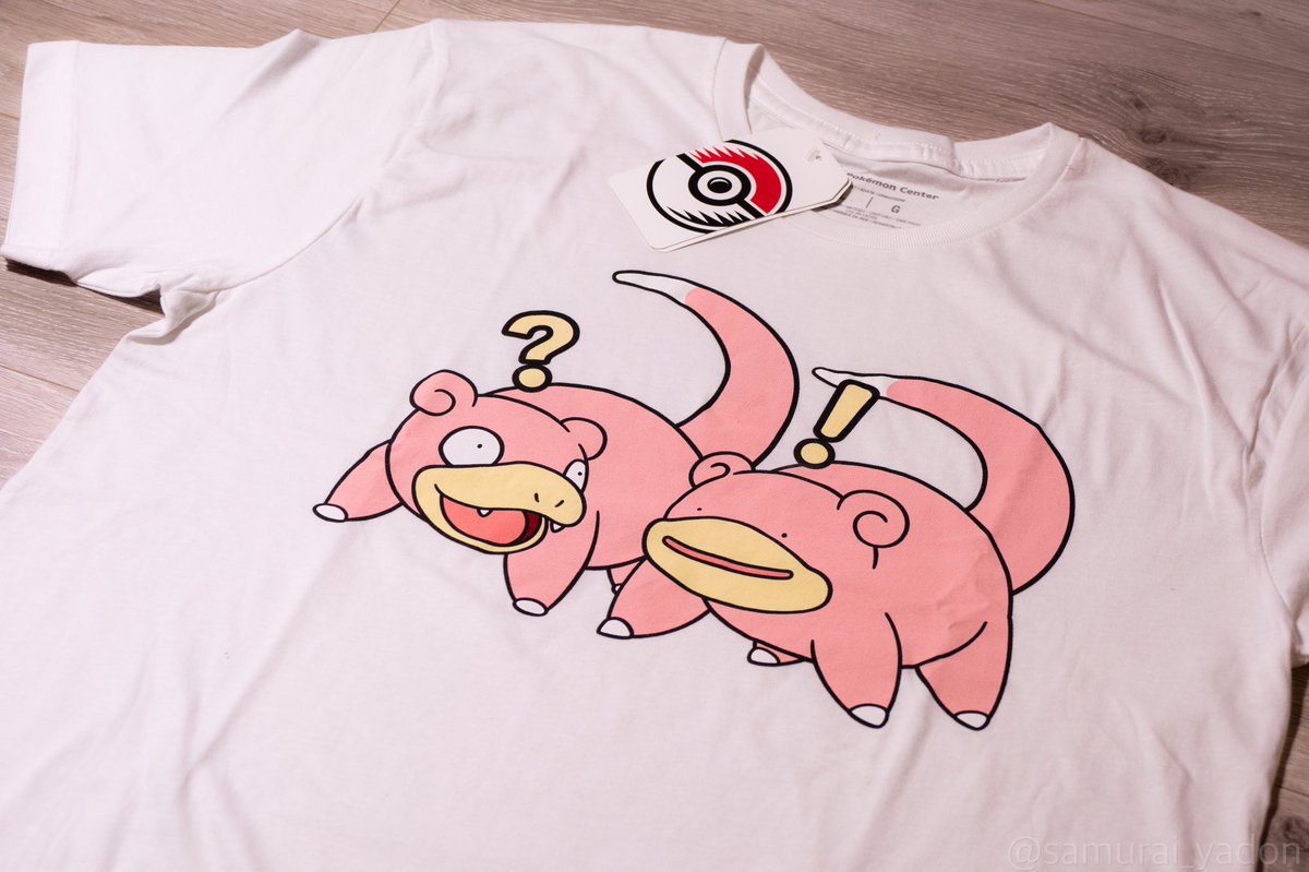 Pokémon Center USの ヤドンとメタモンヤドンTシャツやぁん！ 貴重な